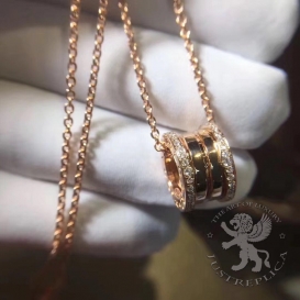 Bulgari Necklace B.zero1 gold with diamonds