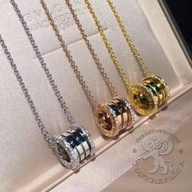 Bulgari Necklace B.zero1 gold with diamonds