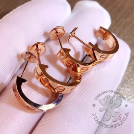 CARTIER Earrings LOVE