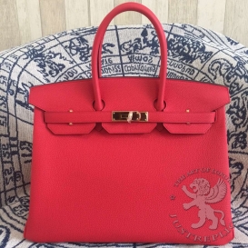 Hermes Birkin Togo 35cm Geranuim D5