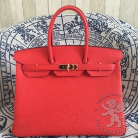 Hermes Birkin Togo 35cm Capucine 9T