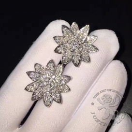 Van Cleef Arpels Earrings Lotus 162D medium