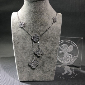 Van Cleef & Arpels Necklace Magic Alhambra Diamonds 6 motifs