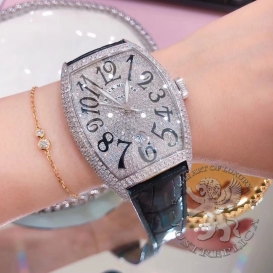 Franck Muller Watch Casablanca 8880 SC DT D6 CD pave Diamonds