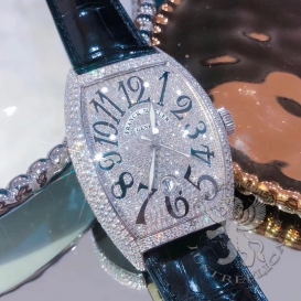 Franck Muller Watch Casablanca 8880 SC DT D6 CD pave Diamonds