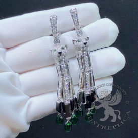 CARTIER Earrings Panthere de Cartier 444D