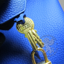 Hermes Birkin Togo 30cm Blue