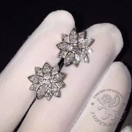 Van Cleef Arpels Earrings Lotus 62D small