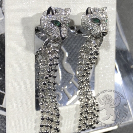 CARTIER Earrings Panthere de Cartier 252D