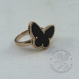 Van Cleef & Arpels Ring Alhambra Onyx Butterfly