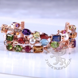 Bulgari Bracelet Allegra Multi Gemstones