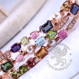Bulgari Bracelet Allegra Multi Gemstones