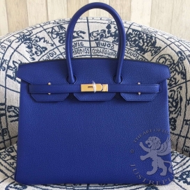 Hermes Birkin Togo 35cm Bleu Electrique 7T