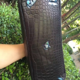 Diorissimo 32cm Crocodile Matt Black