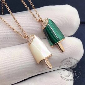 Bulgari Necklace Gelati MOP with Diamonds