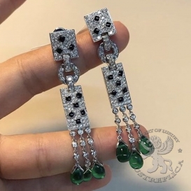 CARTIER Earrings Panthere de Cartier 388D