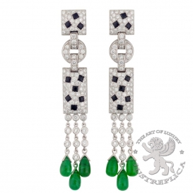 CARTIER Earrings Panthere de Cartier 388D