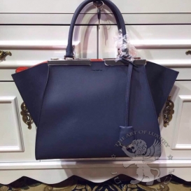 Fendi Mini Trois-Jours (3Jours) 30cm Blue