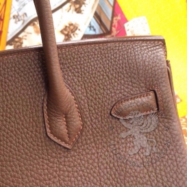 Hermes Birkin Togo 30cm Deep Taupe