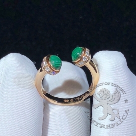 Piaget Ring Possession open Malachite and Diamonds