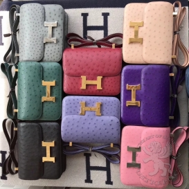 Hermes Constance Ostrich 23cm Misc