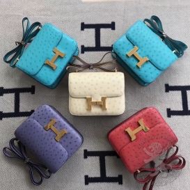 Hermes Constance Ostrich 23cm Misc