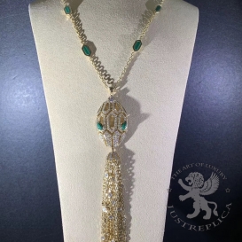 Bulgari Necklace Serpenti with tassel