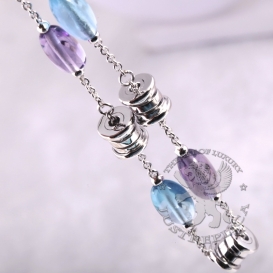 Bulgari Bracelet B.Zero1 3 motifs 4 Gemstones