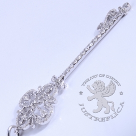 Tiffany Necklace Key Floral Pendant