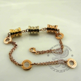 Bulgari Bracelet B.Zero1 3 spirals Double Chain