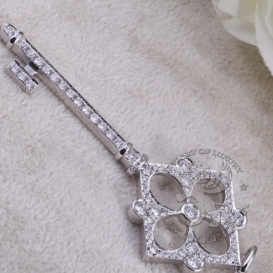Tiffany Necklace Knot Key Pendant