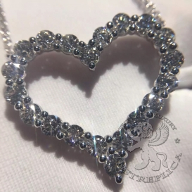 Tiffany Necklace 20 Diamonds 25mm 