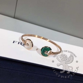 CARTIER Bracelet Amulette de Cartier MOP Malachite