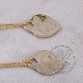 Tiffany Necklace Lock Heart Pendant
