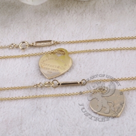 Tiffany Necklace Lock Heart Pendant