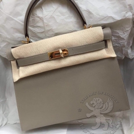 Hermes Kelly Swift 28cm Toupe