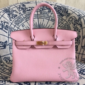 Hermes Birkin Togo 30cm Rose Confetti 1Q