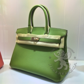 Hermes Birkin Togo 30cm Pistachio