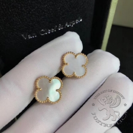 Van Cleef Arpels Earrings Magic Alhambra MOP