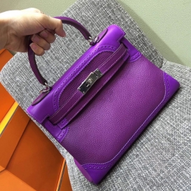 Hermes Kelly Togo 28cm Ghillies Swift Anemone P9