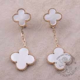 Van Cleef Arpels Earrings Magic Alhambra MOP 2 motifs