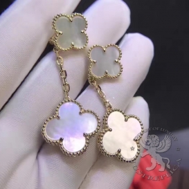 Van Cleef Arpels Earrings Magic Alhambra MOP 2 motifs