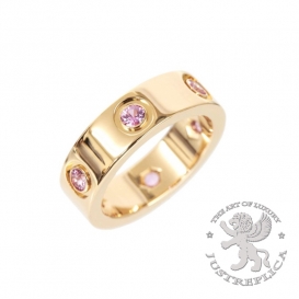 CARTIER Ring Love 6 sapphires