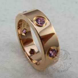 CARTIER Ring Love 6 sapphires