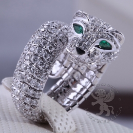 CARTIER Ring Panthere De Cartier 308D