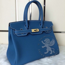 Hermes Birkin Togo 30cm Sapphire
