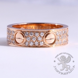 CARTIER Ring Love 66 Diamonds