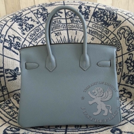 Hermes Birkin Epsom 30cm Bleu Lin J7