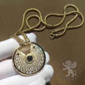 CARTIER Necklace Amulette De Cartier 178D