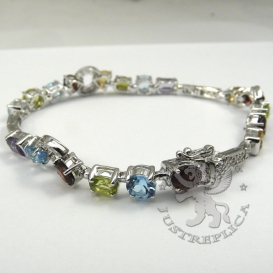Bulgari Bracelet Parentesi Cocktail Diamonds Gemstones